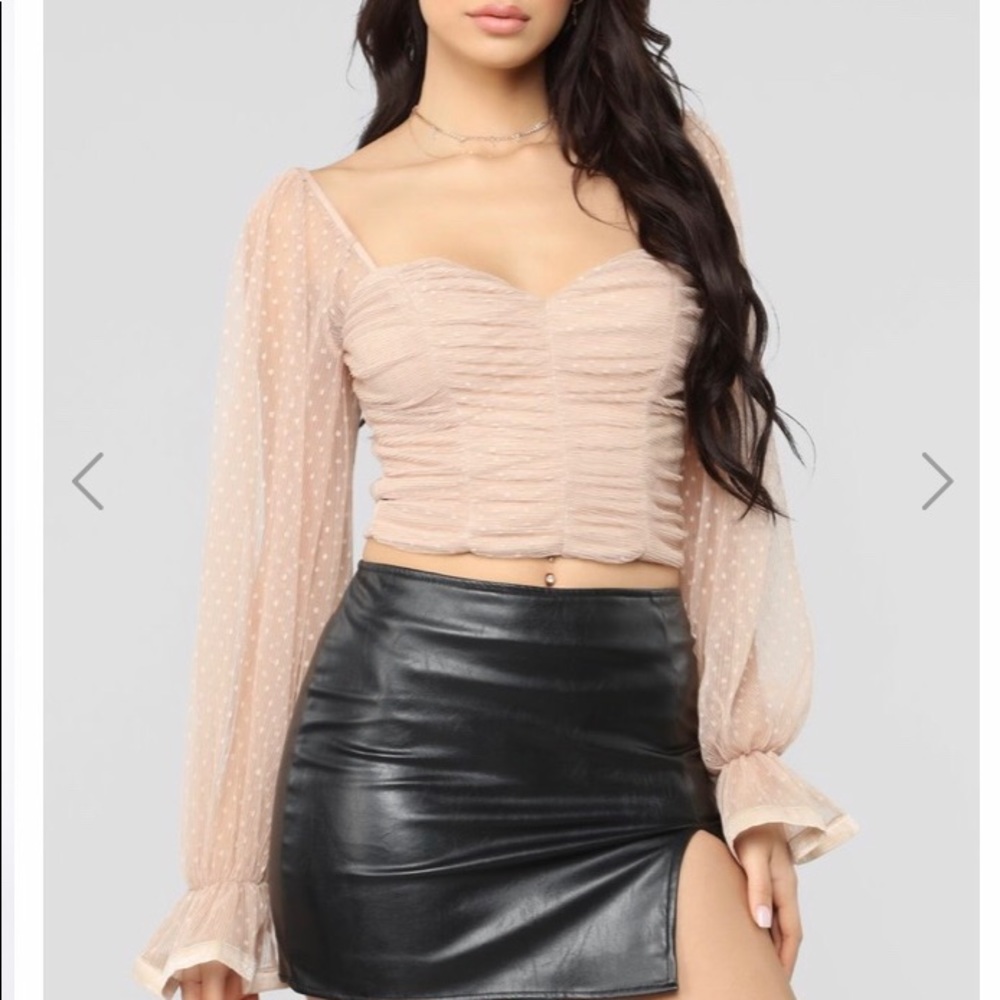 Fashion Nova nude top